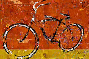 Gold and Orange Bike