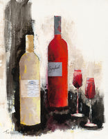 Blanc soyeux et rouge