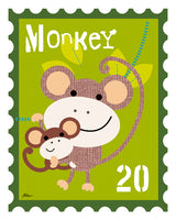 Animal Stamps - Monkey