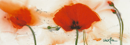 Coquelicots au vent III