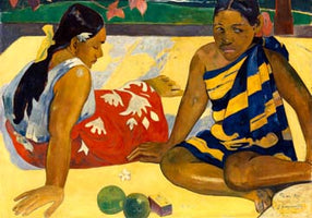 Zwei Frauen auf Tahiti