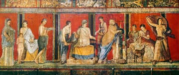 Fresko, Dionysische Mysterien