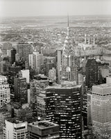 New York View over Chrysler Building