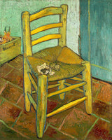 Vincent van Gogh - van Goghs Stuhl in Arles mit Pfeife