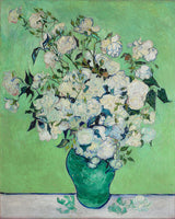Vincent van Gogh - Vase mit weißen Rosen