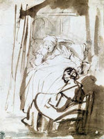 Saskia im Bett mit Krankenschwester