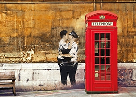 Red Telephone Box - Edition Street Art