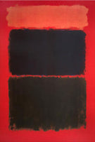 Mark Rothko - Light Red over Black