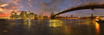New York City at sunset von John Xiong