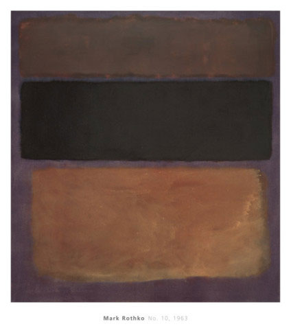 No. 10, 1963 von Mark Rothko | Wandbilder von 3W-Versand.de