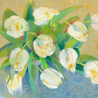 Weiße Tulpen 1 von Loes Botman
